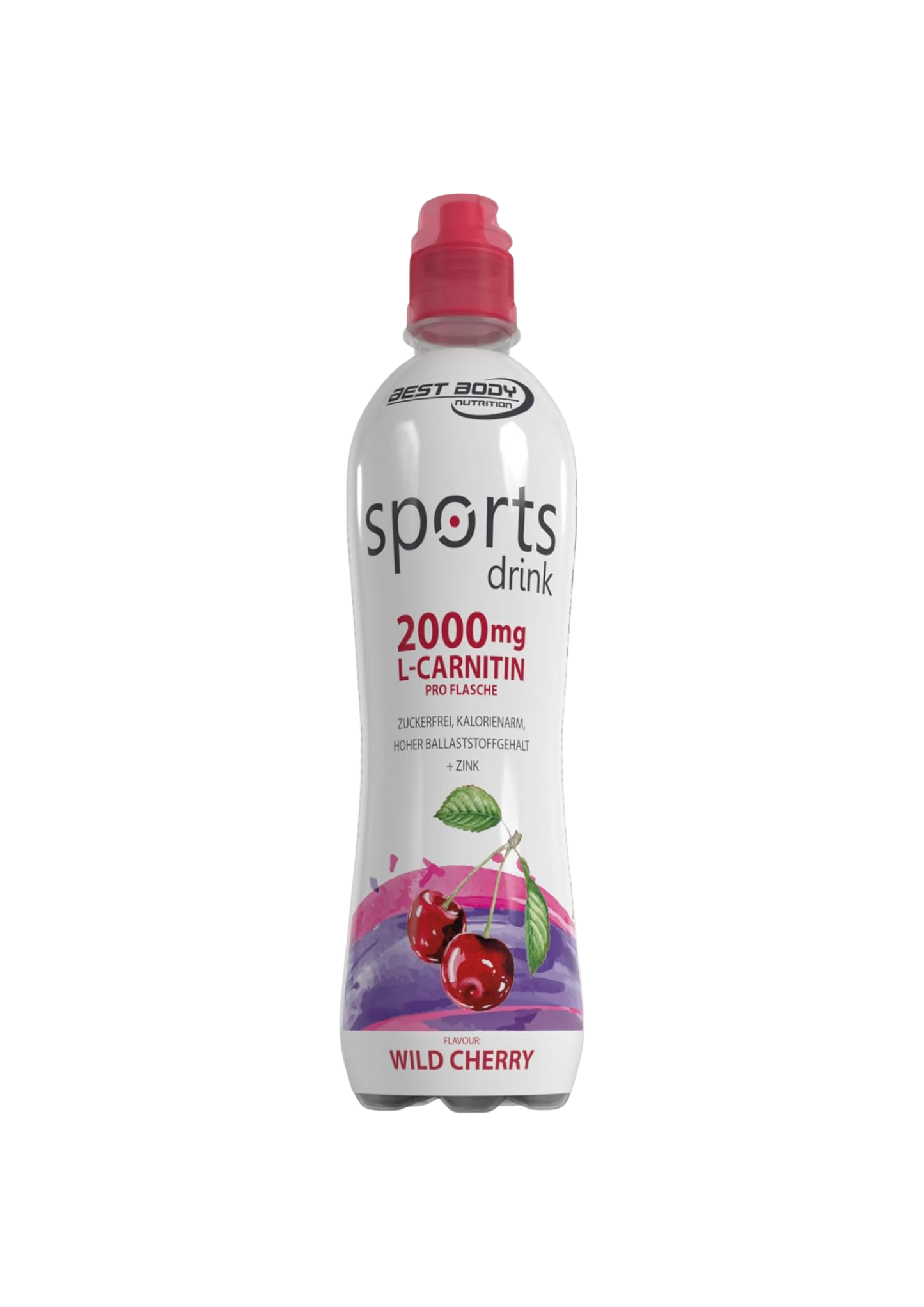 SPORTS DRINK COM L-CARNITINA RTD -500ml - CEREJA SILVESTRE