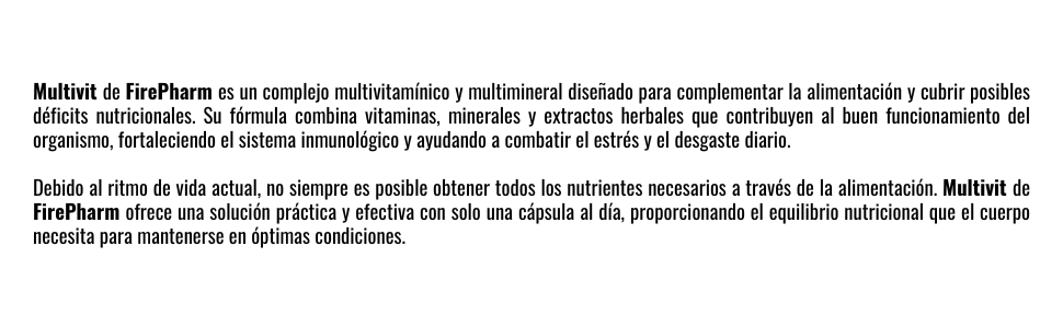 MULTIVIT - F.PHARM - 60 cápsulas