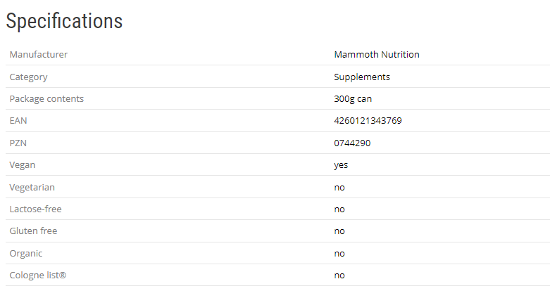 CREATINE MONOHYDRATE - 300g CAN