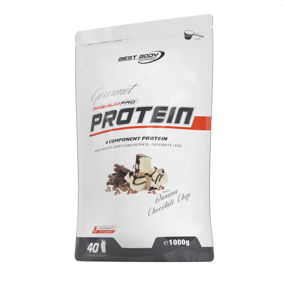 PROTEINA PREMIUM GOURMET PRO - BANANA CHOCOLATE CHIP - 1000g