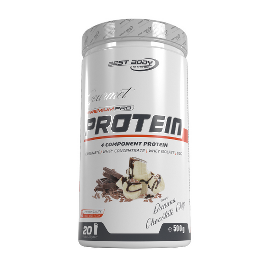 PROTEINA PREMIUM GOURMET PRO - BANANA CHOCOLATE CHIP - 500g