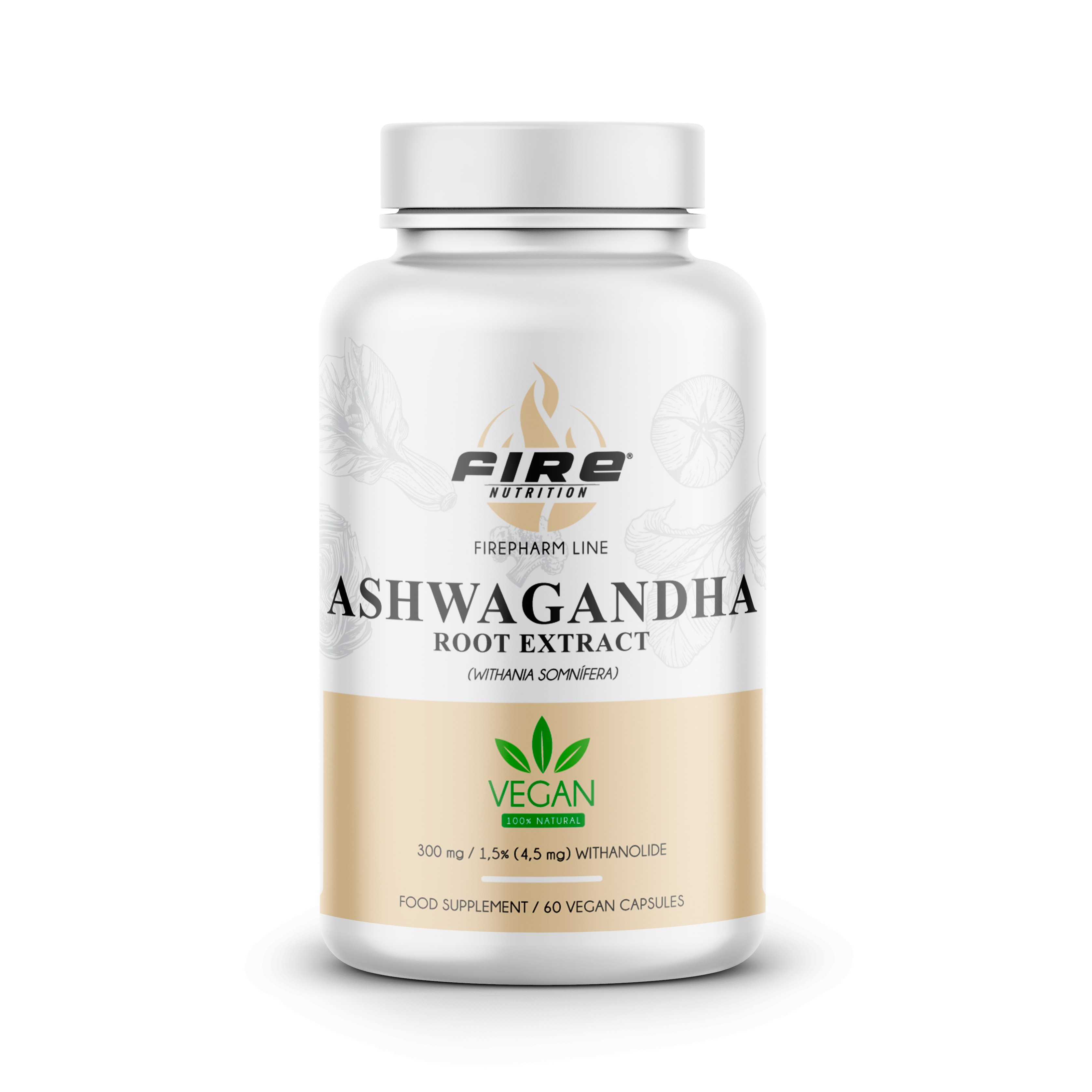 Ashwagandha - 60 cápsulas