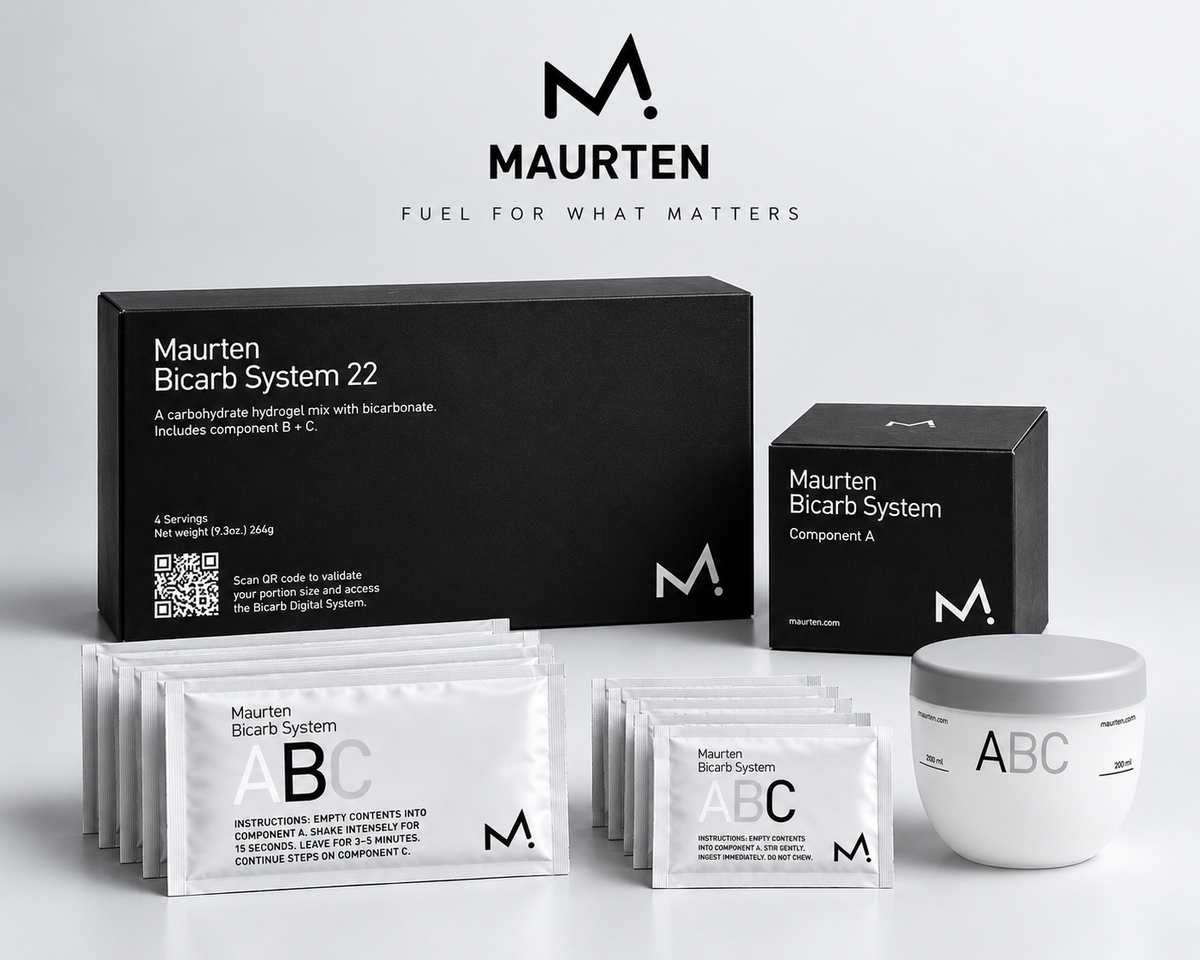 Maurten Bicarb System – Bicarbonato + Hydrogel | 4 Doses