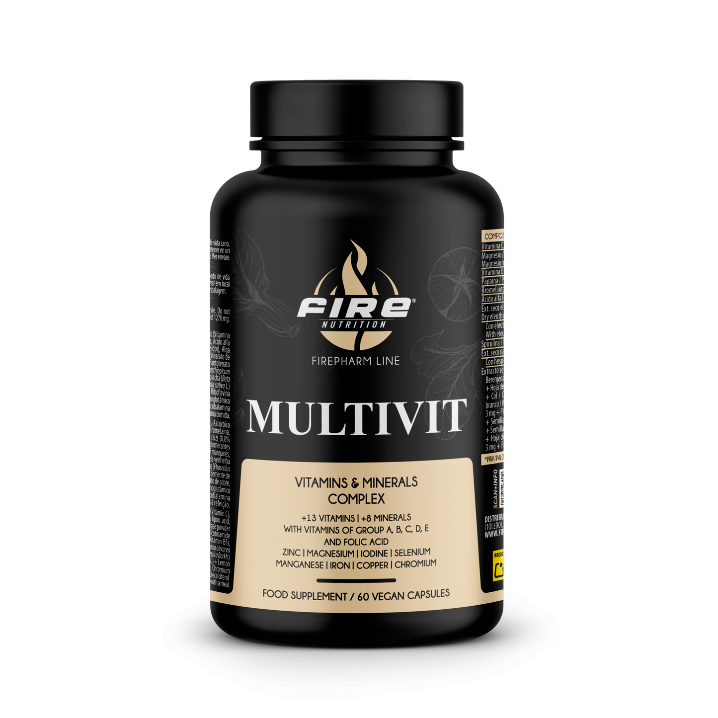 MULTIVIT - F.PHARM - 60 cápsulas