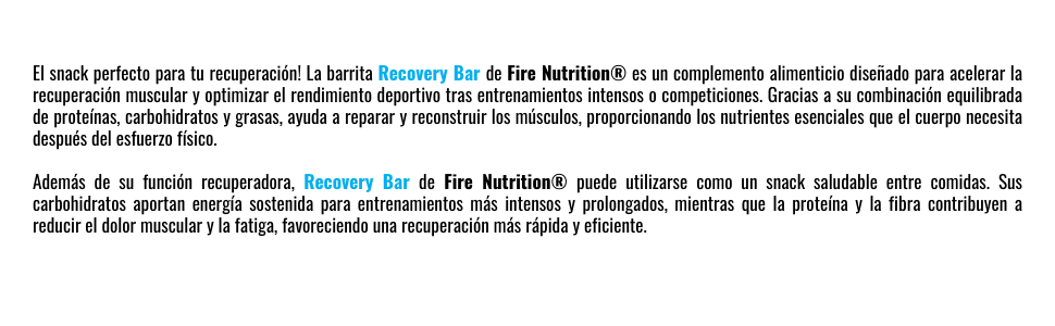RECOVERY BAR - 35G