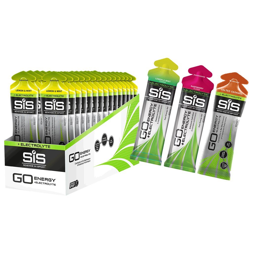 SIS Go Electrolyte Gel energético de 60ml con 300mg de sodio (unidad) en 3 sabores a tu elección